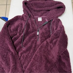 Victoria's Secret Deep Purple Plush Hoodie